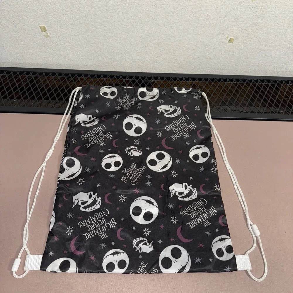 Build-A-Bear Nightmare Before Christmas Drawstring Backpack Jack Skellington Bag